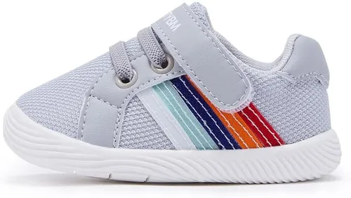 Vista 2 de BMCiTYBM Zapatos para bebé niño y niña suaves antideslizantes ligeros para caminar en el primer paso 6 9 12 18 24 meses