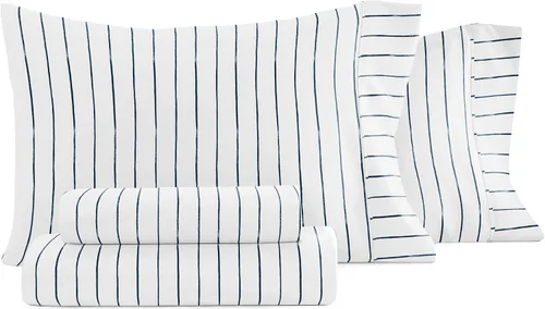 Vista 69 de Linen Market Juego de sábanas de 4 piezas tamaño matrimonial (gris claro cambray) – Duerme mejor que nunca con estas sábanas ultrasuaves y Cambray