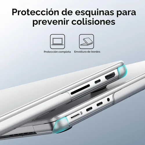 Vista 3 de BlueSwan - Funda mate para MacBook Pro 14 M5-M1 Pro/Max 2026-2021