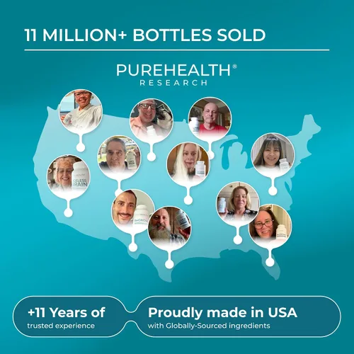 Vista 7 de PUREHEALTH RESEARCH Nerve Regen Formula - Suplemento de apoyo nervioso para pies y manos - con ácido alfa lipoico ALA, benfotiamina, acetil