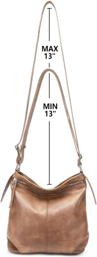 Vista 7 de WESTBRONCO Bolsos de mano para mujer, bolsos cruzados, bolso de hombro suave con correa ajustable