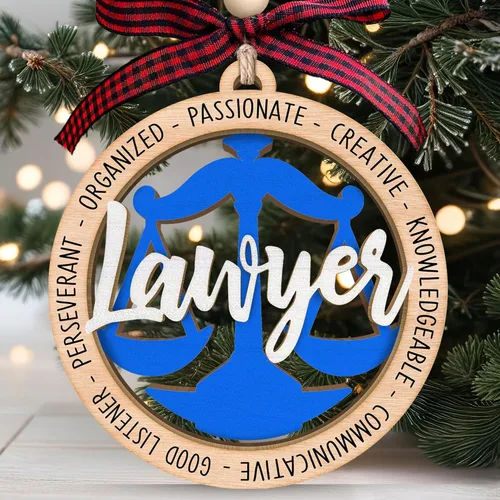 Vista 8 de MAPDTWO Adorno de Navidad de Contador - Regalos de Contabilidad para Mujeres, Hombres, Personal de Oficina, Empleados - Adornos de Navidad