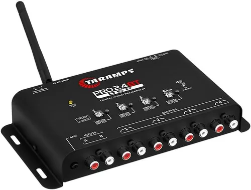 Vista 14 de Taramps Pro 2.4 BT Bluetooth DSP Crossover Full, procesador de señal digital, ecualizador de audio para automóvil con aplicación, ganancia de hasta
