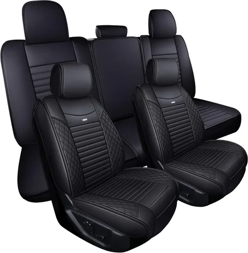 Vista 12 de Fundas de asiento de coche Aierxuan de piel, para asiento delantero, para camión