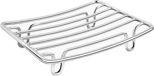 Vista 12 de Jabonera GUUKAR de Acero Inoxidable para Barra de Jabón en Ducha y Baño, Jabonera Autodrenante con Soporte para Esponja para Fregadero de Cocina