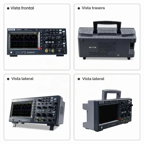 Vista 2 de Hantek Osciloscopio de almacenamiento digital DSO2D15 150MHz 1GSa/s 8M, 2 canales, 2CH+1CH con fuente de señal