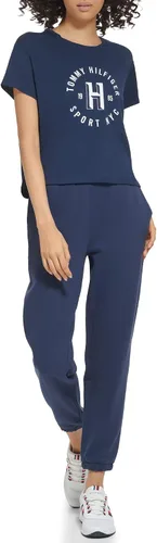 Vista 2 de Tommy Hilfiger Camiseta de manga corta con estampado en el pecho para mujer