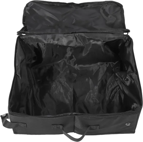 Vista 7 de Caja de arena portátil para gatos, a prueba de fugas, impermeable, plegable, con cremalleras dobles selladas