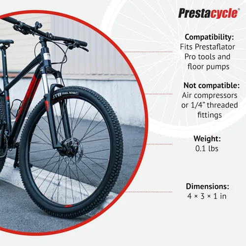 Vista 5 de Prestacycle Presta Head