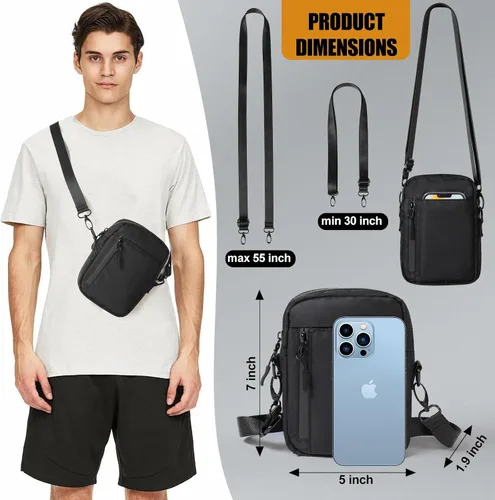 Vista 5 de Bolsa magnética para gimnasio, pequeña bolsa de gimnasio para mujeres y hombres, soporte para botella de agua para gimnasio, bolsa de camiseta