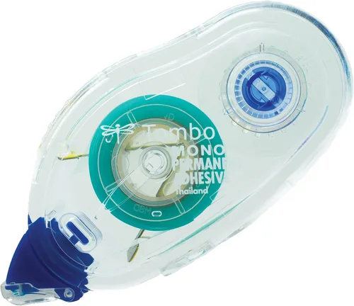 Vista 10 de Tombow 62106 Aplicador de Adhesivo Permanente Mono. Ejecutor de Cinta Fácil de Usar para Unión Fuerte e Instantánea.
