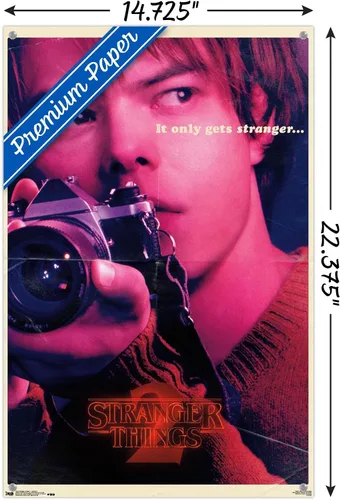 Vista 3 de Netflix Stranger Things: Season 2 - Póster de pared de Jonathan con alfileres