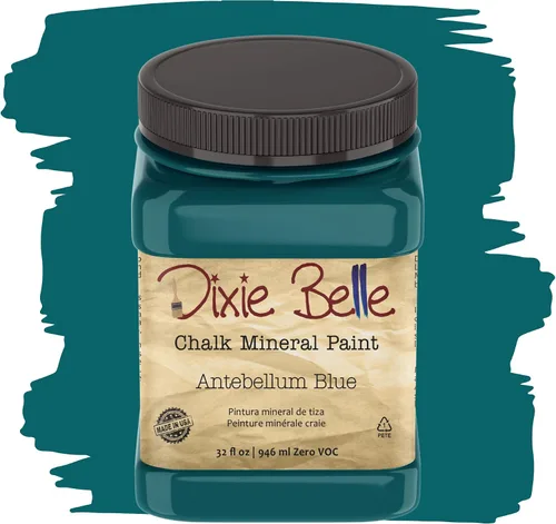 Vista 35 de Pintura para muebles con acabado de tiza Dixie Belle Paint Company - Amatista (4oz) - Pintura mineral de tiza chic púrpura profundo mate