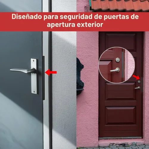 Vista 4 de Placa protectora para puerta de 7 pulgadas, protector de seguridad para puerta de salida