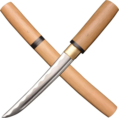 Vista 9 de SV Hand Forged Mini Samurai Sword Katana Tanto Japanese Small Samurai Short Sword Full Tang Sharp 16.53 Inch Various Styles Available
