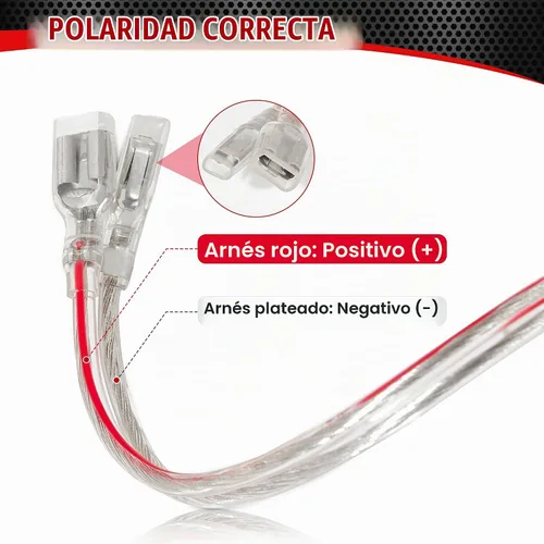 Vista 3 de RED WOLF Conector de arnés de cableado para altavoz de puerta de automóvil para Ford F150 Escape Focus Bronco Mustang Mazda 2 6 CX5 2011-2021
