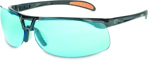 Vista 12 de Uvex por Honeywell Protégé Lentes de seguridad, con aro negro metálico y lente transparente con capa dura antiarañazos, ultradura (S4200-H5)