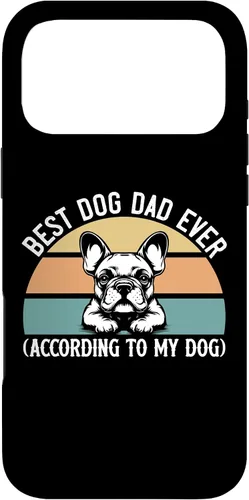 Vista 22 de French Bulldog Lover Best Dog Dad Ever Funny Pet Parent Gift Case for iPhone 17