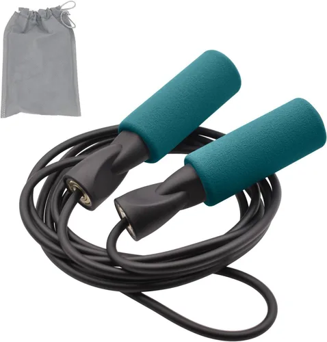 Vista 2 de Cuerda de saltar de velocidad - Cuerdas de salto rápido - Entrenamiento de resistencia para boxeo, artes marciales o simplemente mantenerse