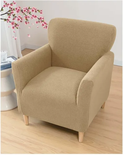 Vista 21 de Fundas elásticas para sillón de sala de estar, fundas protectoras para perros, mascotas y niños, diseño de jacquard con patrón de 1 asiento pequeño