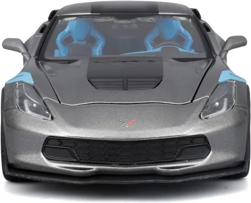 Vista 6 de Maisto Línea de montaje a escala 1:24 Chevrolet Corvette Grand Sport 2017 - Gris
