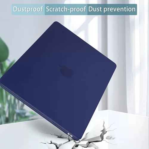 Vista 5 de Funda rígida de plástico compatible con MacBook Air de 15 pulgadas M3 A3114 M2 A2941 Releae 2024 2023, funda rígida de plástico con cubierta