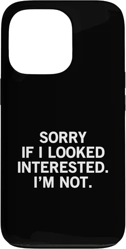Vista 10 de Sorry If I Looked Interested I'm Not Funda para iPhone 17