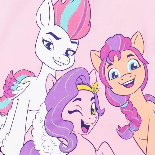 Vista 3 de My Little Pony Sunny Pipp Zipp - Conjunto de leggings de forro polar para niñas