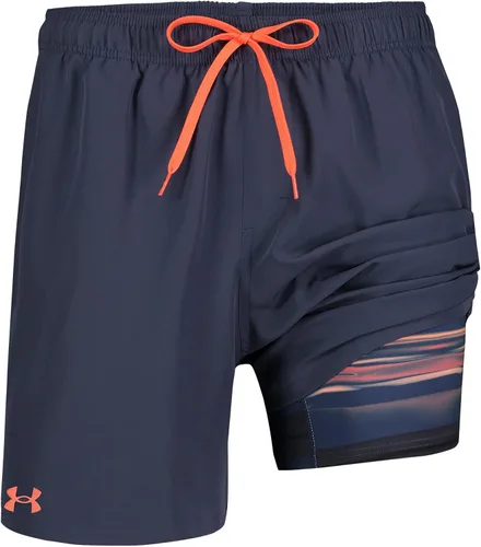 Vista 4 de Under Armour Men's Compression Lined Volley, Swim Trunks, Shorts with Drawstring Closure & Elastic Waistband