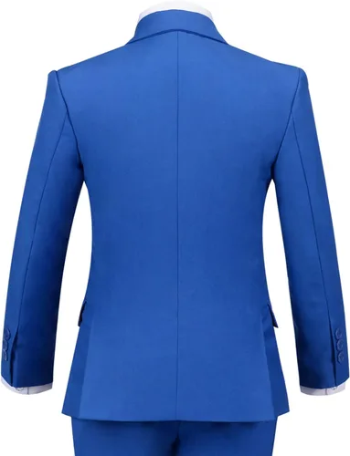 Vista 5 de Trajes de esmoquin para niños, conjunto de traje de boda formal para niño pequeño