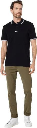 Vista 5 de Hugo Boss Polo de algodón piqué con logotipo central para hombre