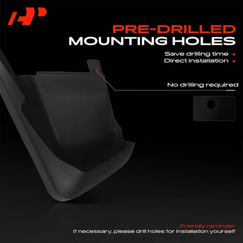 Vista 6 de A-Premium Juego de 4 guardabarros con accesorios de hardware compatibles con Honda CR-V 2007-2011, 2.4L, utilidad deportiva, delantera y trasera
