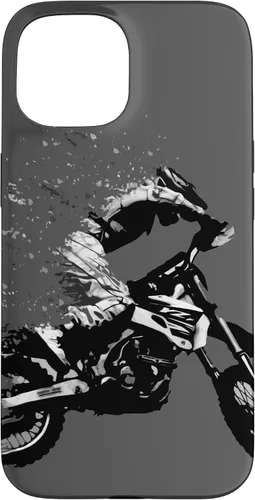 Vista 6 de Motocross Jumping Dirt Bike Rider Vintage Enduro Case for iPhone 17