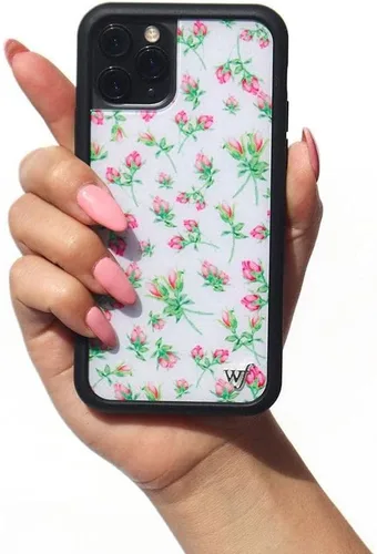 Vista 4 de Wildflower Fundas - Compatible con iPhone 15 Pro Max - Rosa Posie Rosie