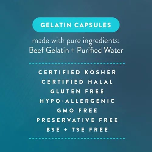 Vista 2 de PureCaps USA - Cápsulas de gelatina vacías tamaño 1, 2,000 pastillas de gel vacías unidas, transparentes, certificadas sin OMG, Kosher, sin gluten