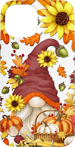 Vista 6 de Hello Fall Sunflower Gnome Pattern for Women Cute Autumn Case for iPhone 17