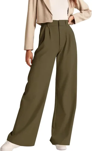 Vista 14 de NIMIN Pantalones de trabajo para mujer, trajes casuales de negocios
