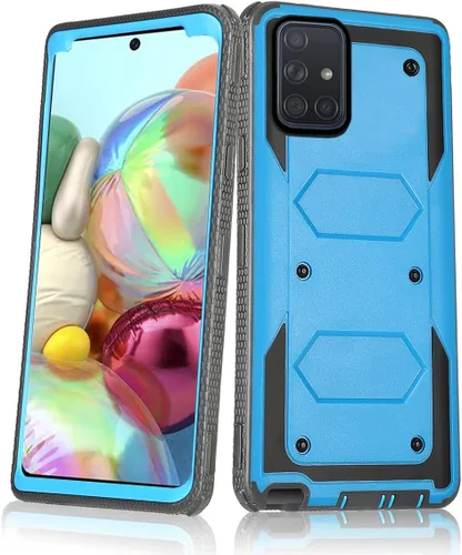 Vista 8 de Asuwish Funda de teléfono para Samsung Galaxy A51 4G, híbrida, resistente, a prueba de caídas, a prueba de caídas, protección de cuerpo completo