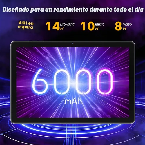 Vista 5 de JUNYANG Tablet, Android 15 Tablets de 10.1 pulgadas con Octa-Core, 12GB+128GB+ 2TB ampliable, Tablet PC de pantalla táctil HD grande para adultos