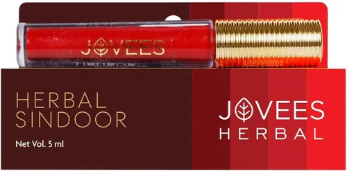 Vista 6 de Jovees Resistente al agua Sindoor Rojo 5 ML