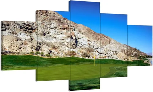 Vista 31 de chenchenArt Payne's Valley Golf Course 19th Hole - Arte de pared para sala de estar, dormitorio, baño, decoración del hogar, campo de golf