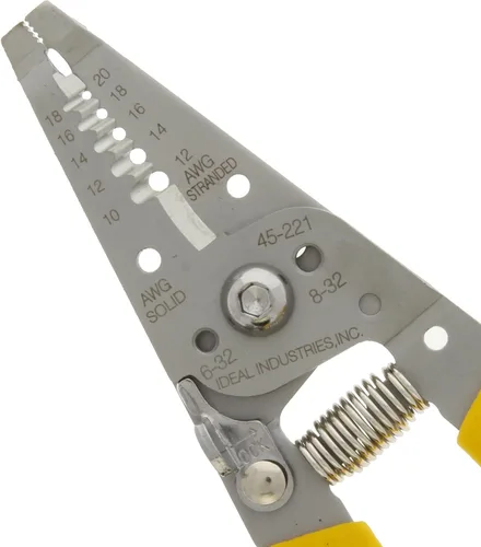 Vista 3 de IDEAL Electrical 45-221 Reflex Super T-Stripper pelacables, acero inoxidable, 8-16 AWG sólido, 10-18 AWG trenzado