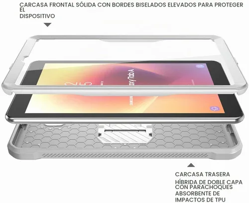 Vista 3 de SUPCASE Funda para Samsung Galaxy Tab A 8.0 con protector de pantalla