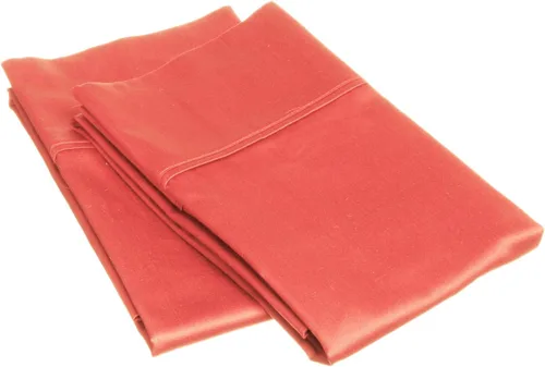 Vista 11 de Superior Juego de funda de almohada de algodón egipcio de 700 hilos, moderno satén sólido, naturalmente transpirable y refrescante, funda