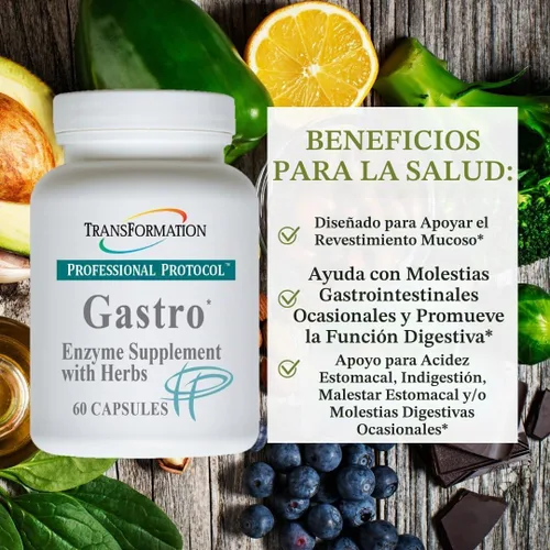 Vista 2 de TRANSFORMATION La génesis de la buena salud: suplemento de enzima gastrointestinal con mezcla de hierbas y vitamina E, alivia las molestias