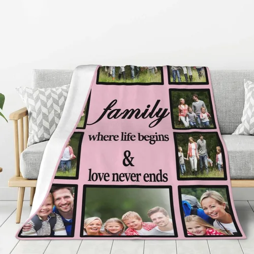 Vista 68 de JCETUNO Regalos personalizados de San Valentín para él y ella, mantas personalizadas con foto, mantas de fotos personalizadas, mantas de fotos