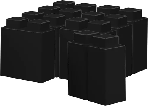 Vista 14 de EverBlock Paquete modular de plástico de tamaño natural de 3 x 3 pulgadas Bloques de construcción gigantes Fácil de conectar y reutilizar Uso