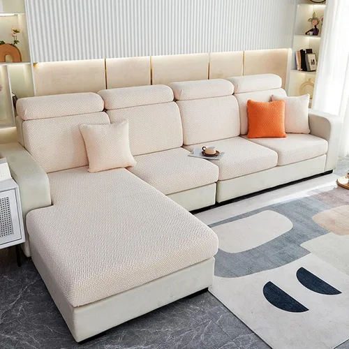 Vista 10 de Fundas elásticas para asiento de sofá, en forma de L, fundas de sofá seccionales, fundas de cojín lavables para sofá
