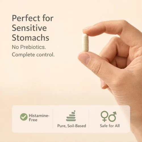 Vista 4 de Lifted Naturals Probióticos probióticos a base de esporas – SBO estimulante del estado de ánimo – a base de esporas/suelo – Digestión y apoyo