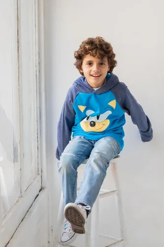 Vista 4 de SEGA Tails Sonic The Hedgehog Knuckles - Sudadera con capucha para niños pequeños y grandes